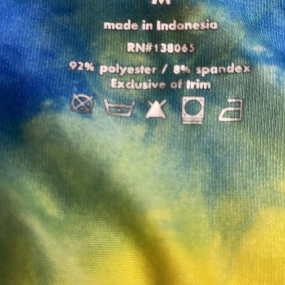 VOGO ATHLETICA TIE DYE TANK TOP MEDIUM YOGA RACER - Picture 6 of 6